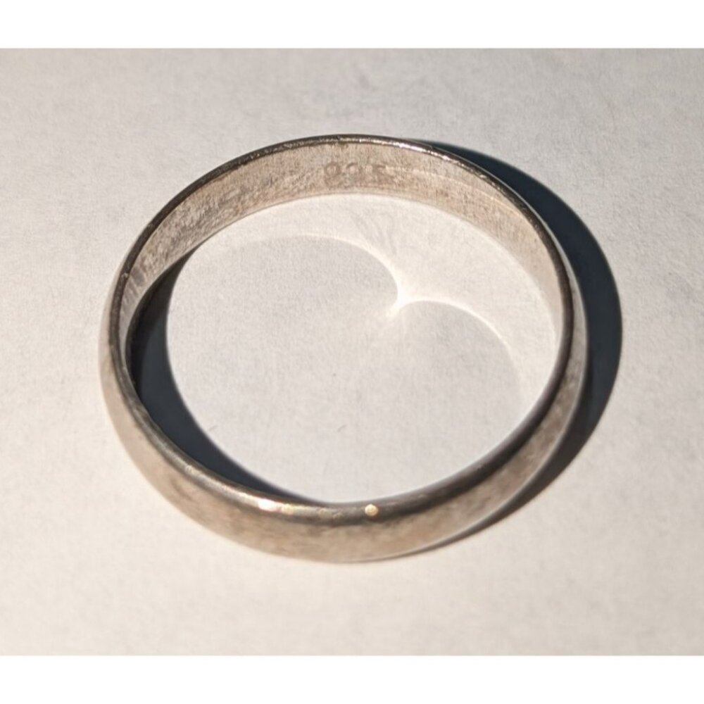 Sterling Silver 925 Ring Size 8 Elegant Minimalist Band Jewelry - Picture 2 of 7
